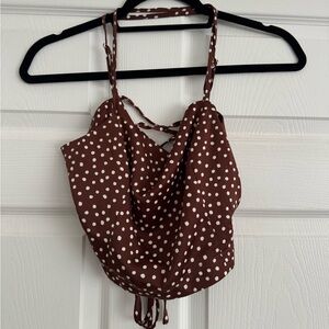 Urban Outfitters Polka Dot Halter Top